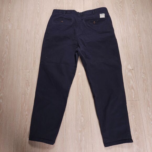 The Stronghold Relaxed Tapered Chino Pants Size 42x32(38x29) Mens Blue Casual - Picture 6 of 11